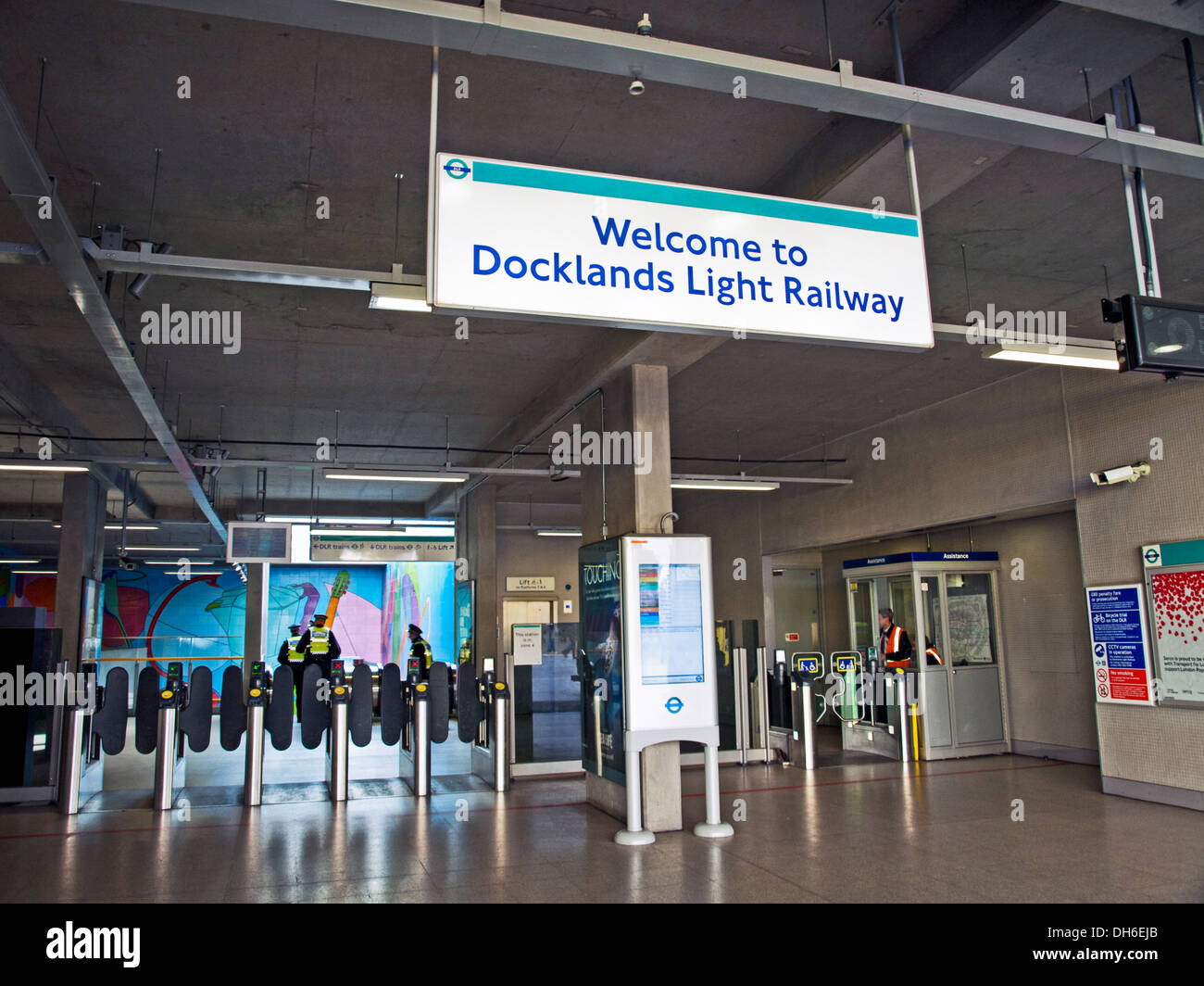 La station de DLR Woolwich Arsenal, Woolwich, Londres, Angleterre, Royaume-Uni Banque D'Images