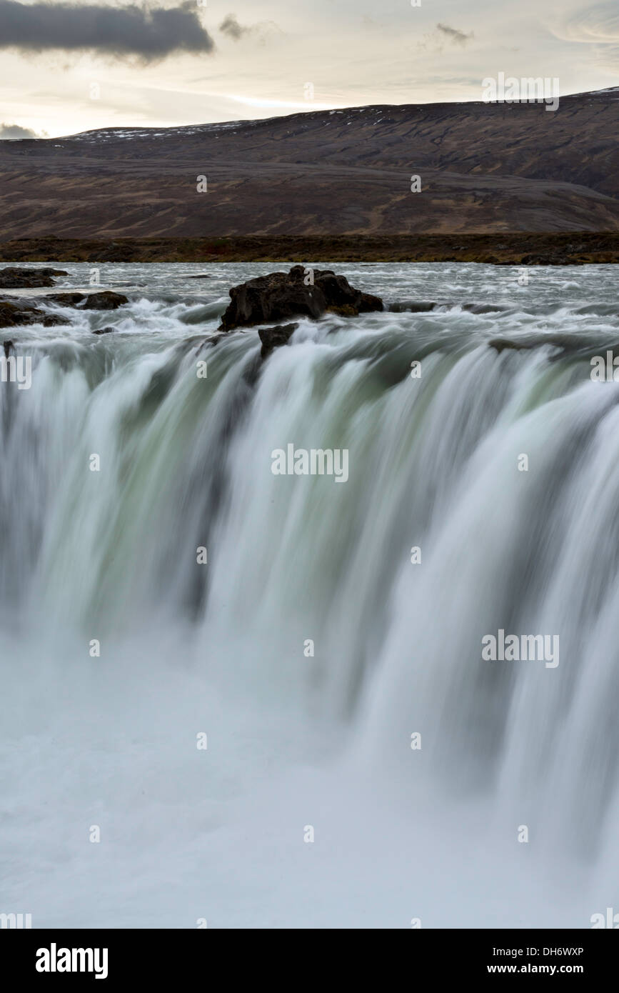 Cascades Godafoss Akureyri 73320 district de centre-nord de l'Islande Banque D'Images