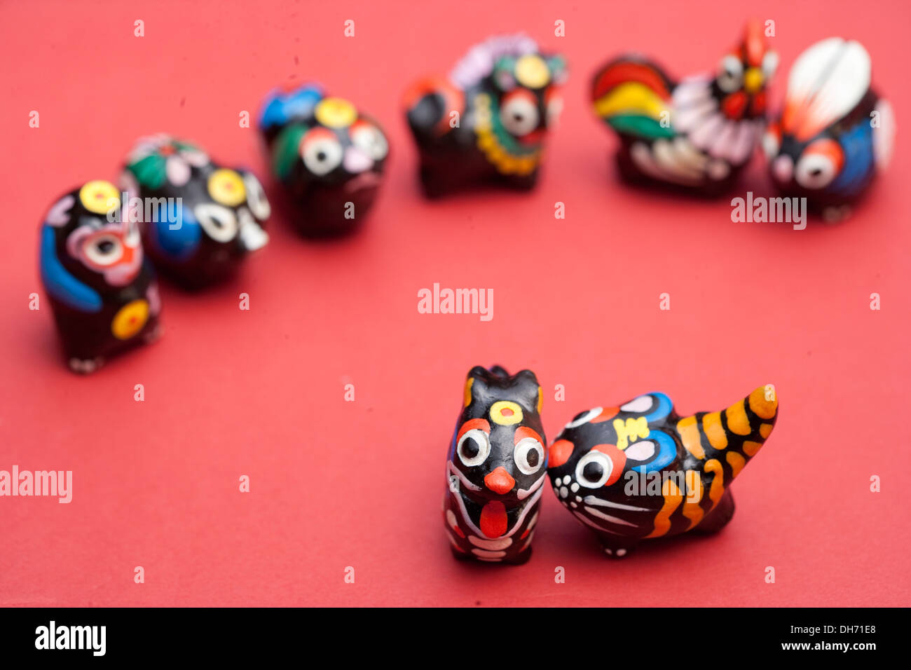 L'argile traditionnelle de signe du zodiaque chinois Banque D'Images