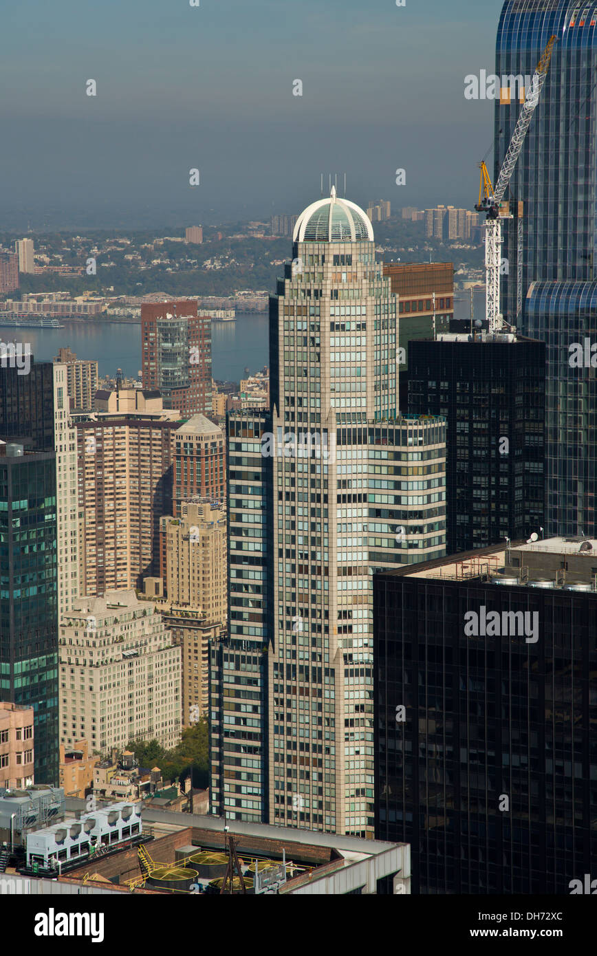 Vue aérienne de Cityspire Center, New York City, USA Banque D'Images