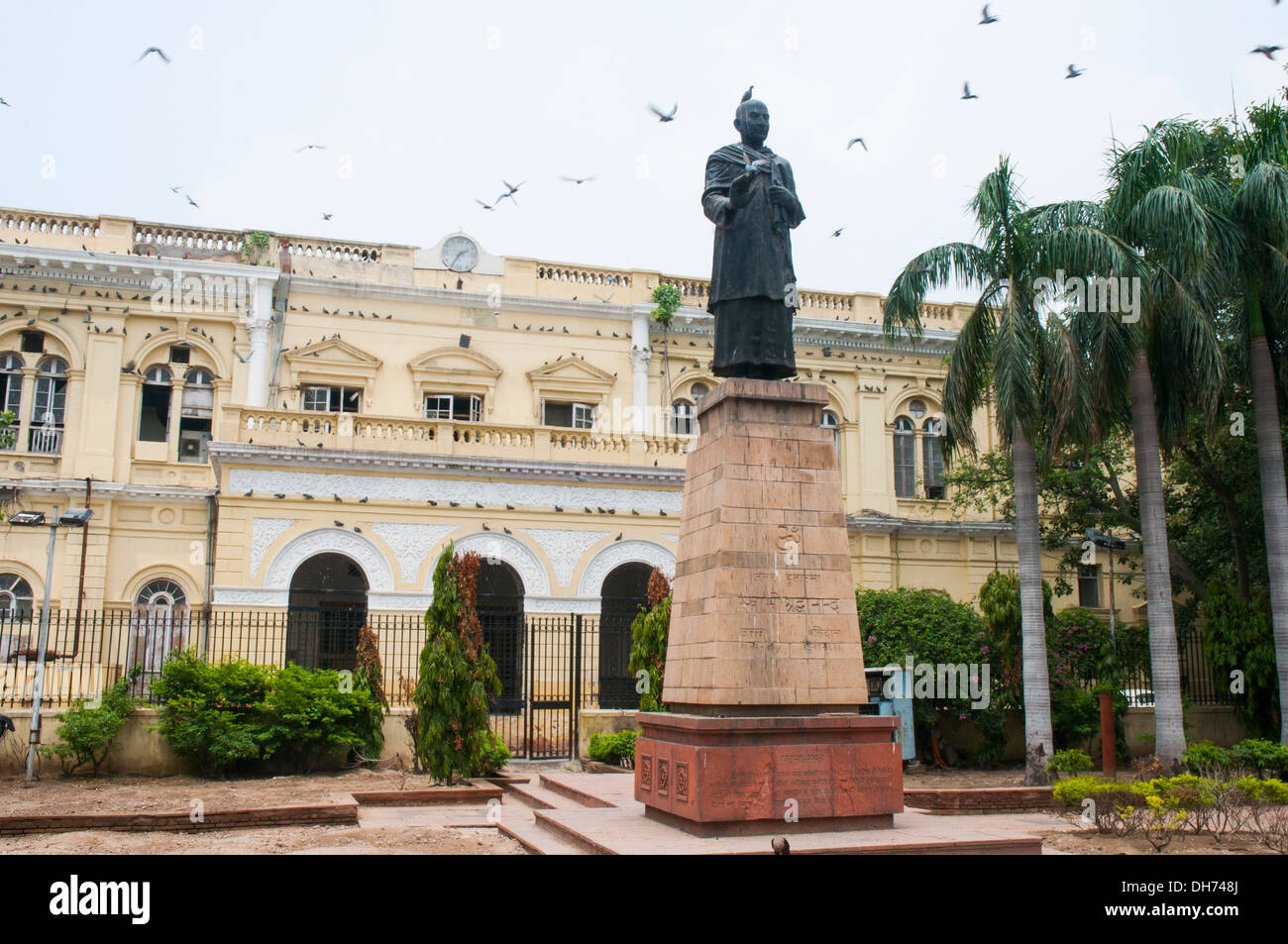 Ancien hôtel de ville dans la vieille ville de Delhi, Inde Banque D'Images