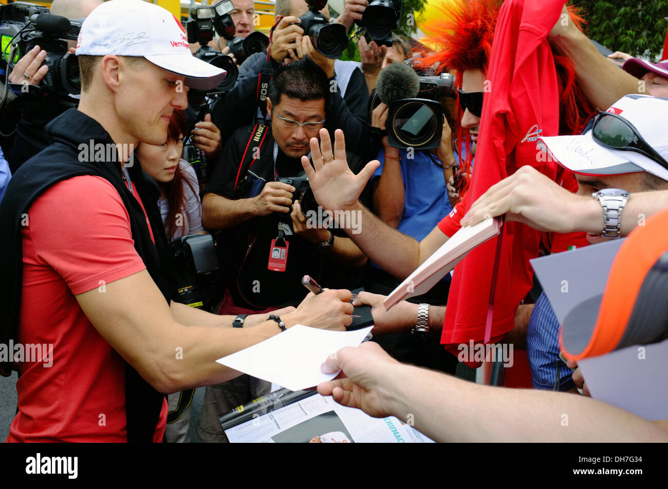 Michael Schumacher n mula One Grand Prix Race - Melbourne - 16.03.12 Banque D'Images
