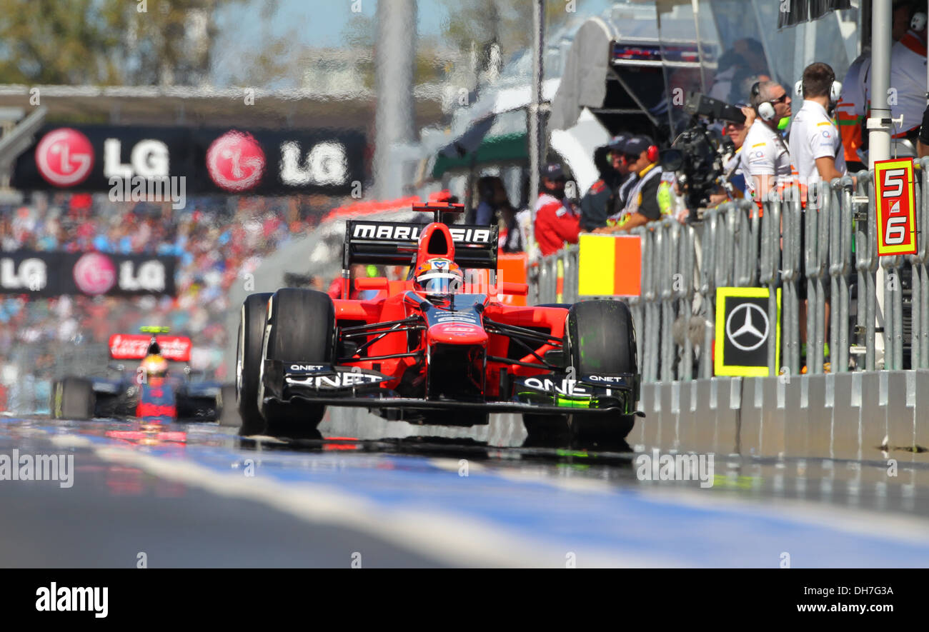 Timo Glock n mula One Grand Prix Race - Melbourne - 16.03.12 Banque D'Images