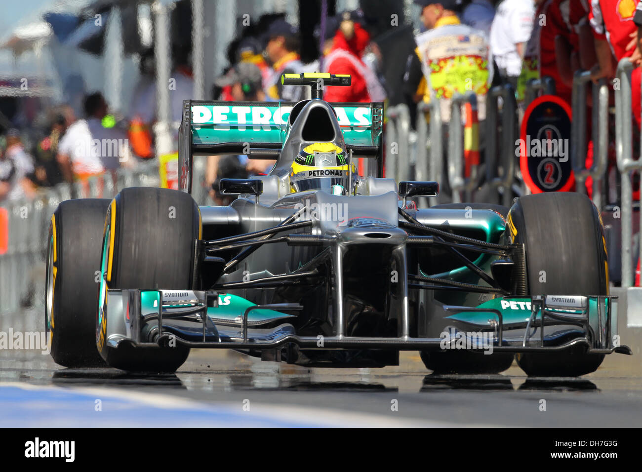 Nico Rosberg n mula One Grand Prix Race - Melbourne - 16.03.12 Banque D'Images