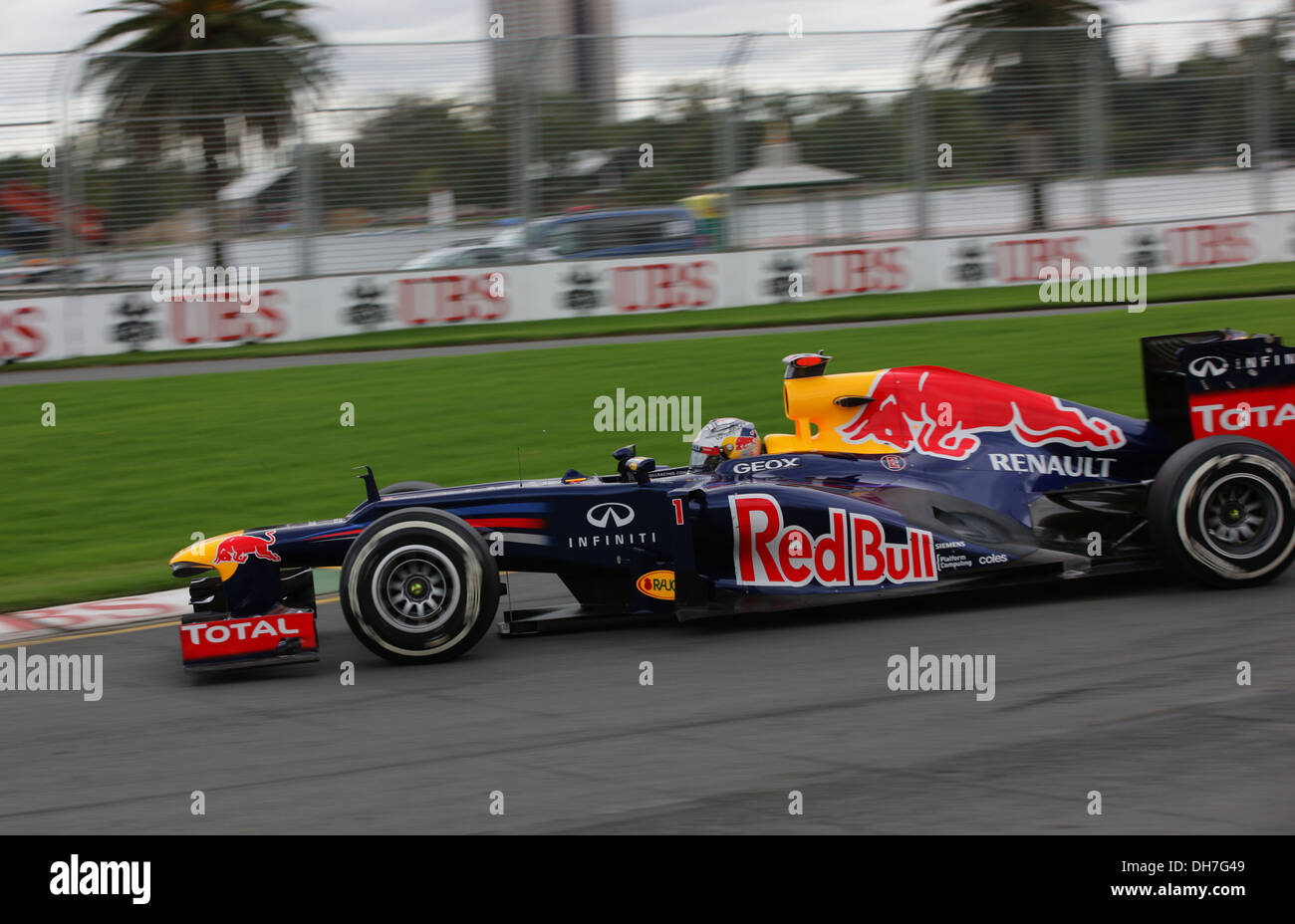 Sebastien Vettel n mula One Grand Prix Race - Melbourne - 16.03.12 Banque D'Images