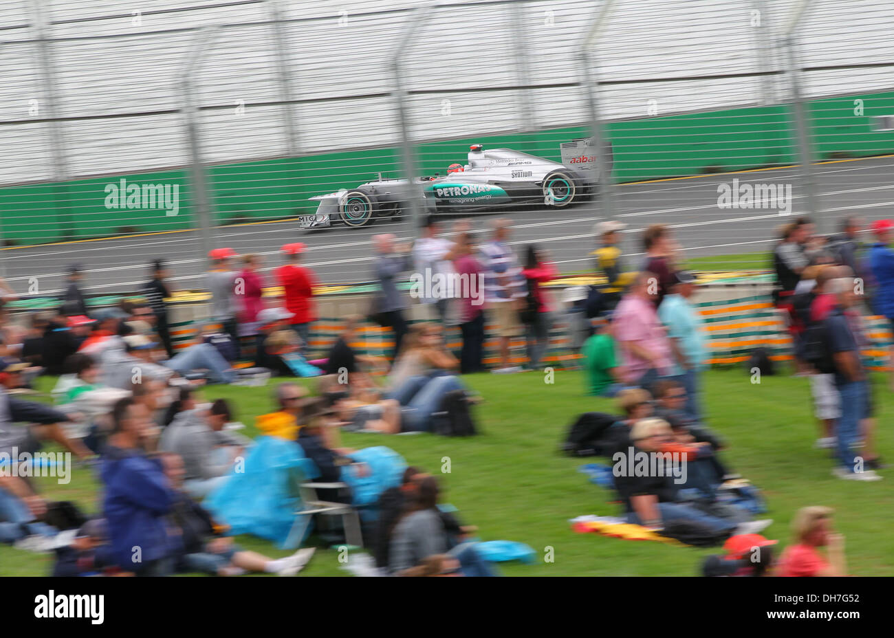 Michael Schumacher n mula One Grand Prix Race - Melbourne - 16.03.12 Banque D'Images