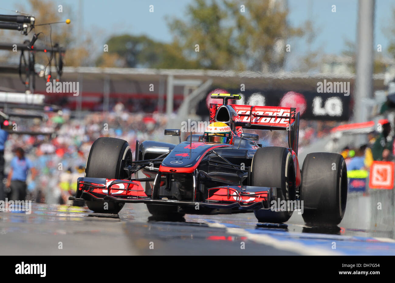 Lewis Hamilton n mula One Grand Prix Race - Melbourne - 16.03.12 Banque D'Images