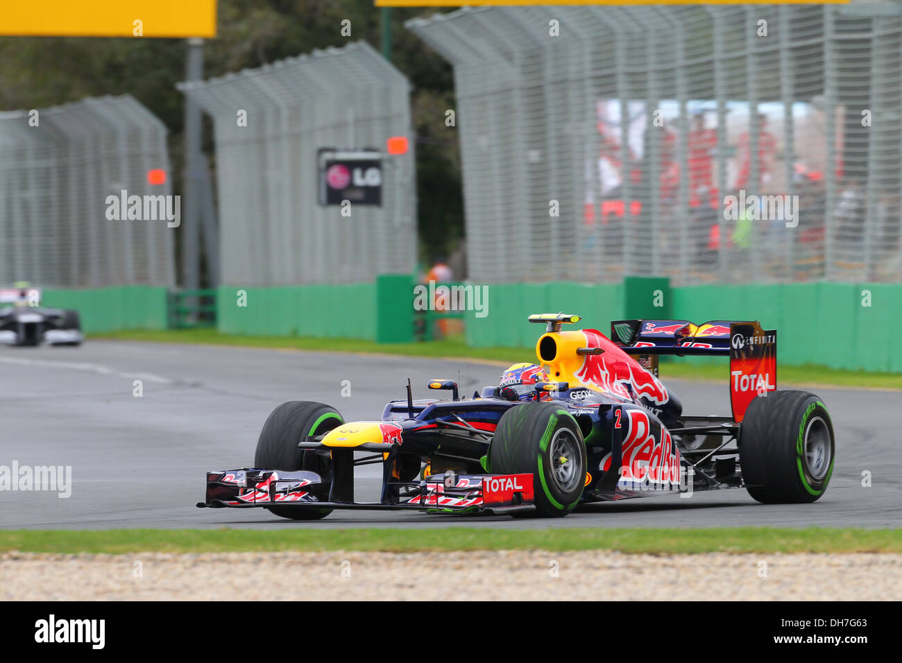 Mark Webber n mula One Grand Prix Race - Melbourne - 16.03.12 Banque D'Images