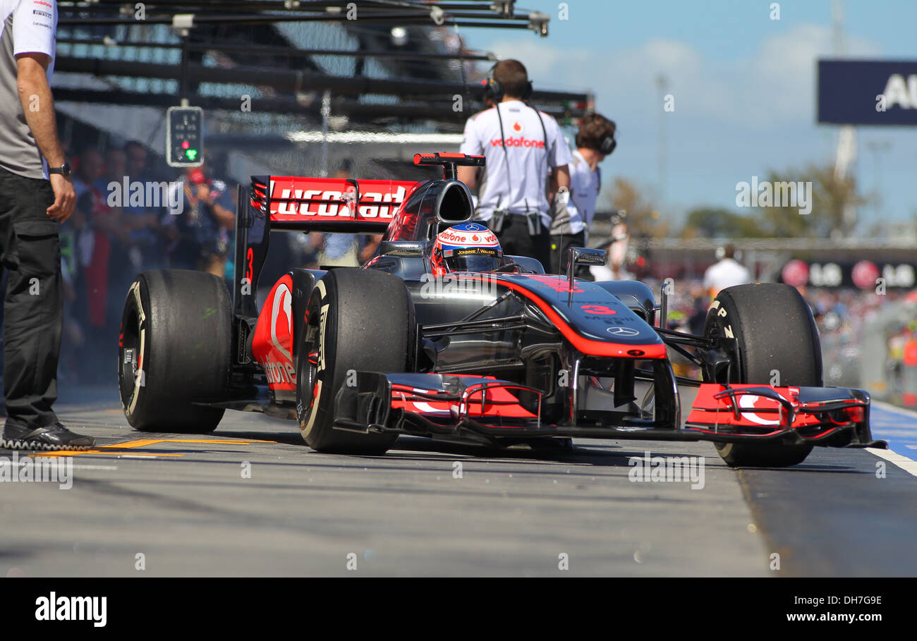 Jenson Button n mula One Grand Prix Race - Melbourne - 16.03.12 Banque D'Images