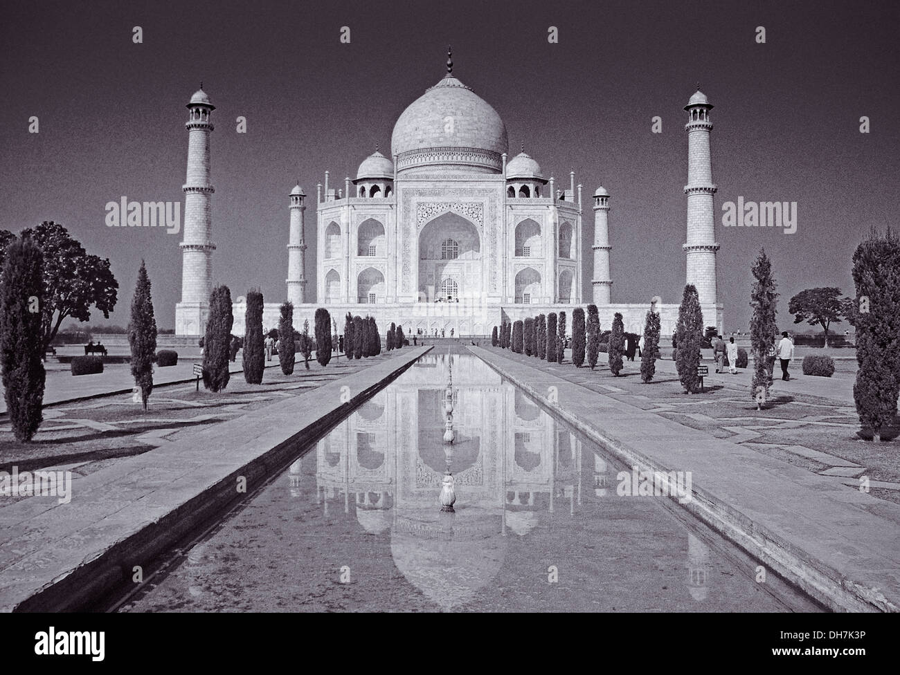 Taj Mahal, Agra, Inde Banque D'Images