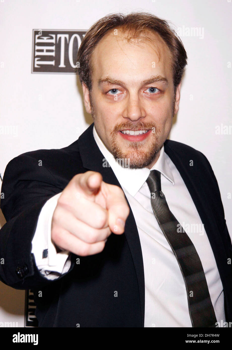 Alexander Gemignani 'Les comédies musicales de Broadway de 1950' concert au Town Hall - Backstage New York City USA - 19.03.12 Banque D'Images