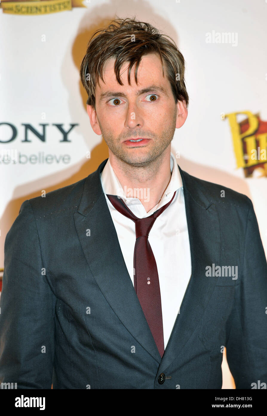 David Tennant Pirates ! Dans une aventure avec les scientifiques - UK film premiere - Arrivées London England - 21.03.12 Banque D'Images