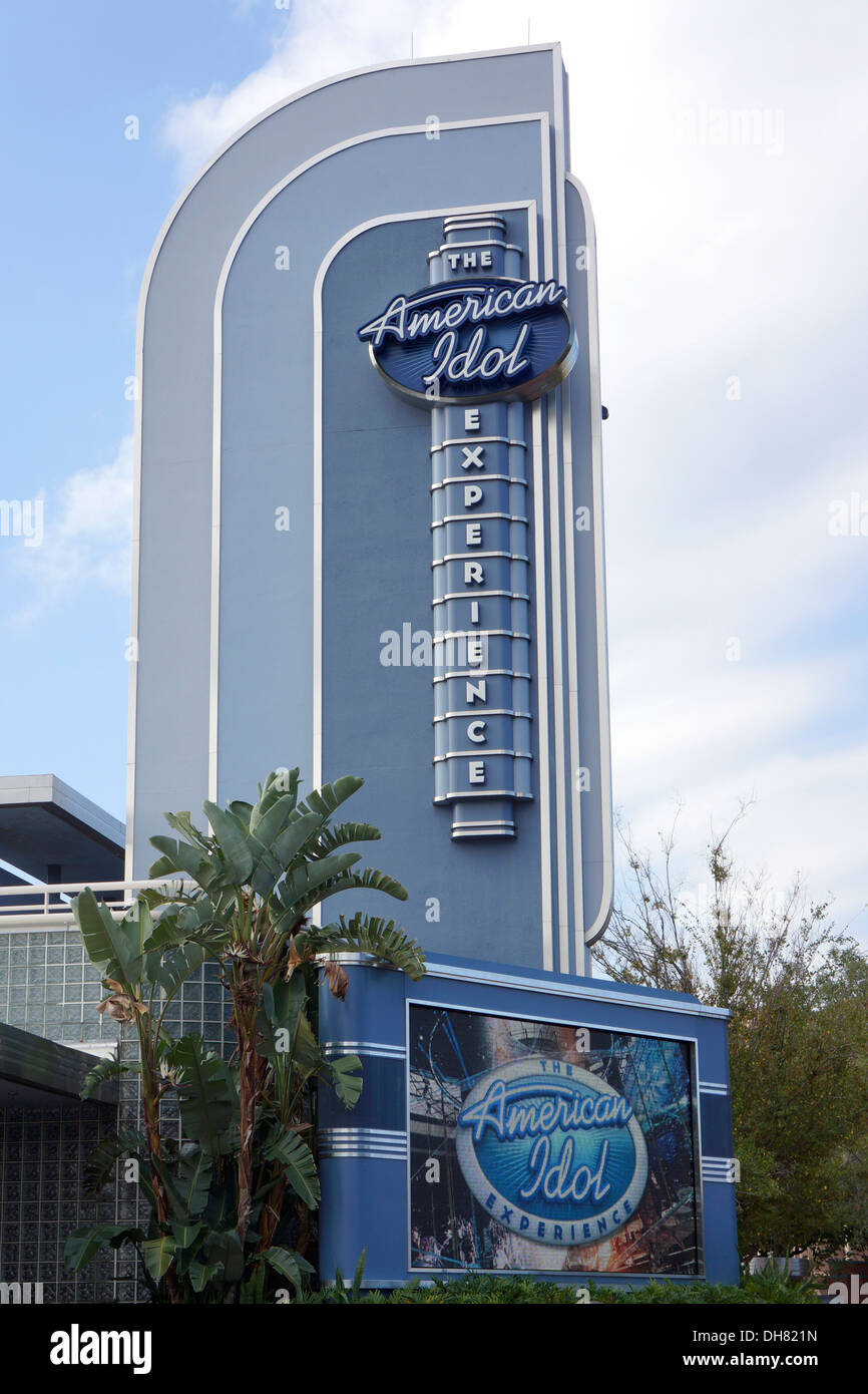 American Idol Expérience à Hollywood Studios, Disney World Resort, Orlando en Floride Banque D'Images