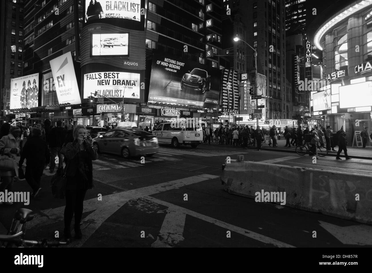 Times Square, New York City, États-Unis d'Amérique. Banque D'Images