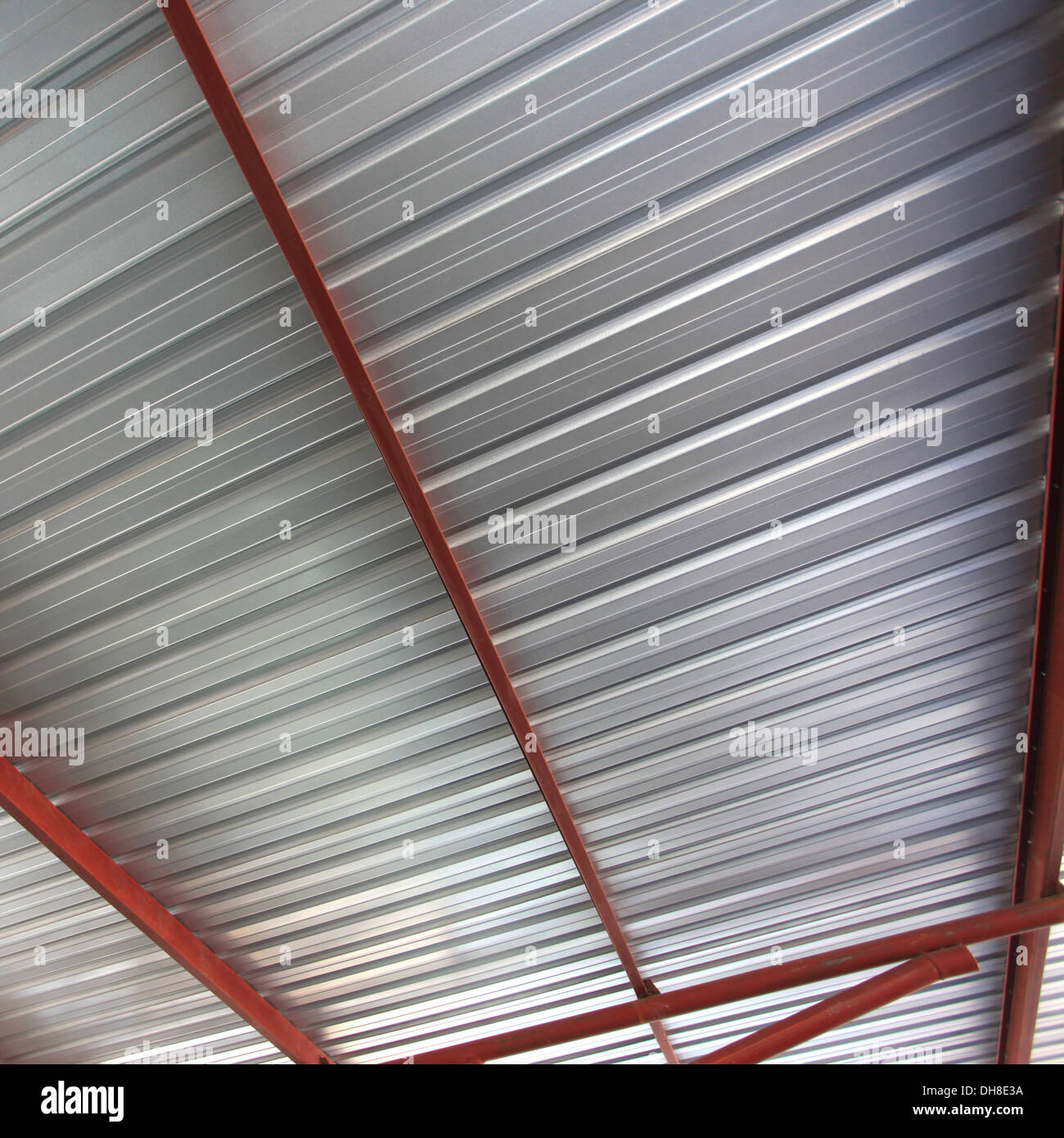 toit en métal Banque D'Images