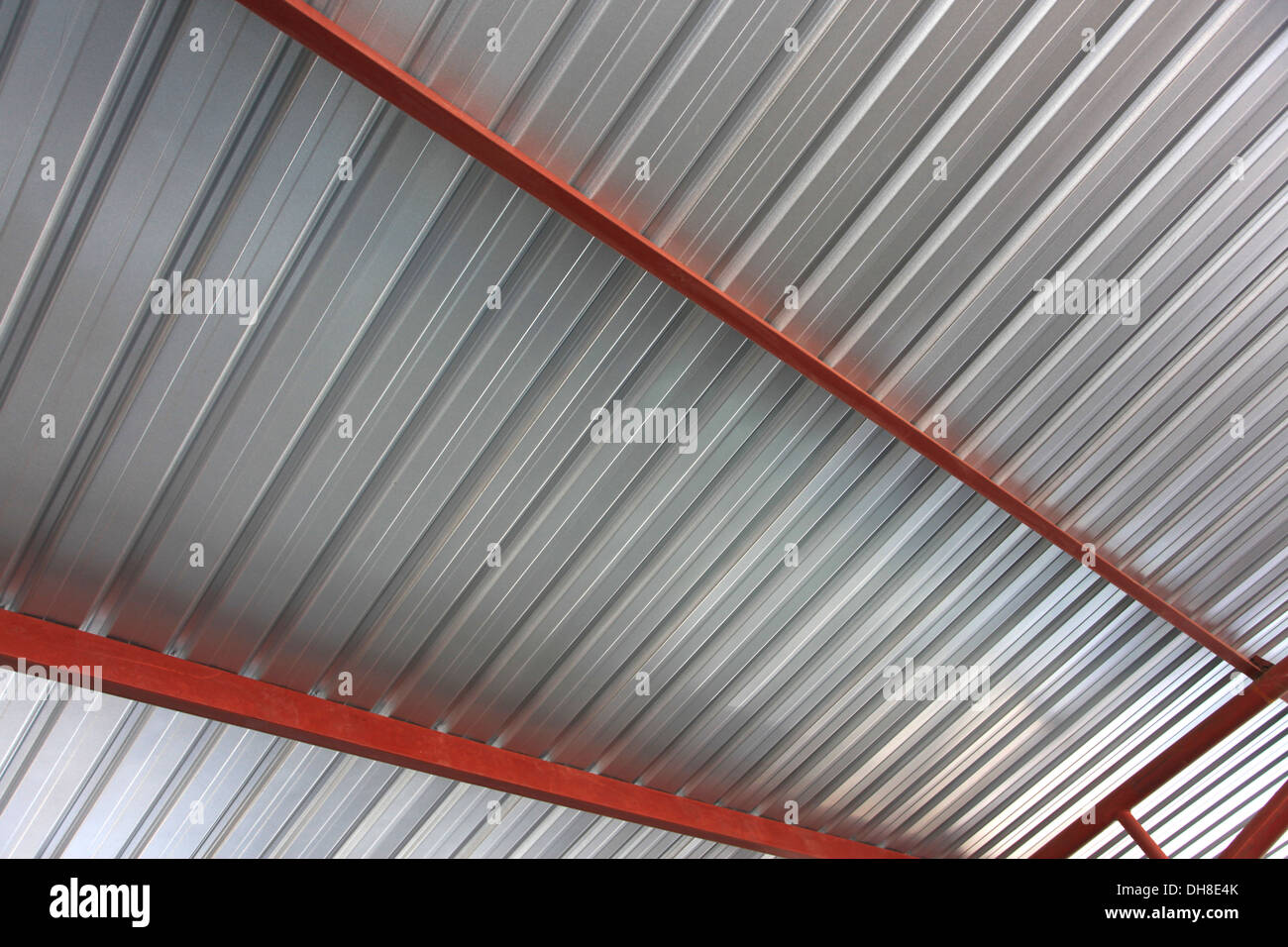 toit en métal Banque D'Images
