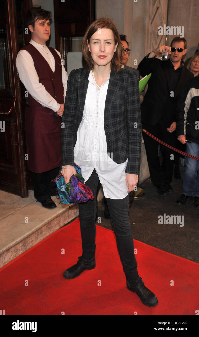 Gina McKee 'le discours du roi' press nuit lieu au Wyndham's Theatre - Arrivées London Angleterre - 27.03.12 Banque D'Images