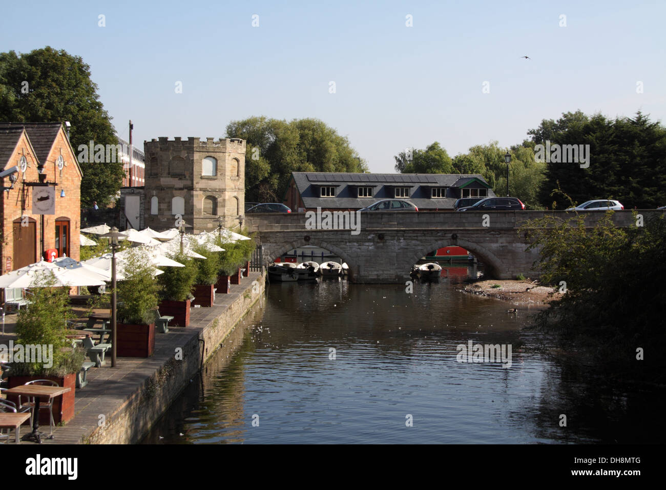 Pont Stratford upon Avon et coxs yard Banque D'Images