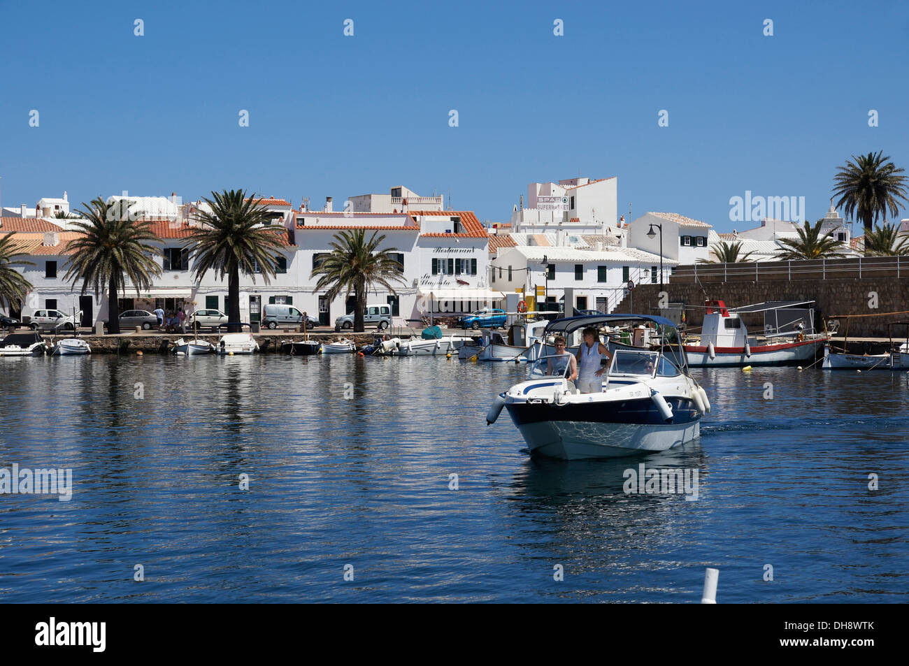 Fornells, Es Mercadal, Minorque, Espagne Banque D'Images