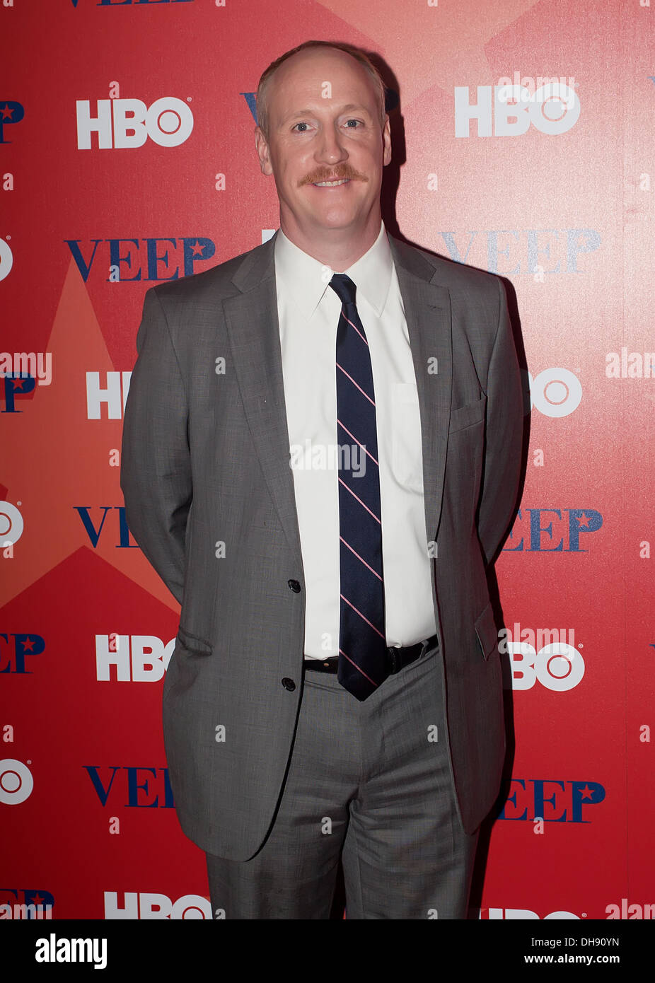 Matt Walsh assistant à une projection de nouvelle série HBO Veep' à 'Time Warner Screening Room New York City USA - 10.04.12 Banque D'Images