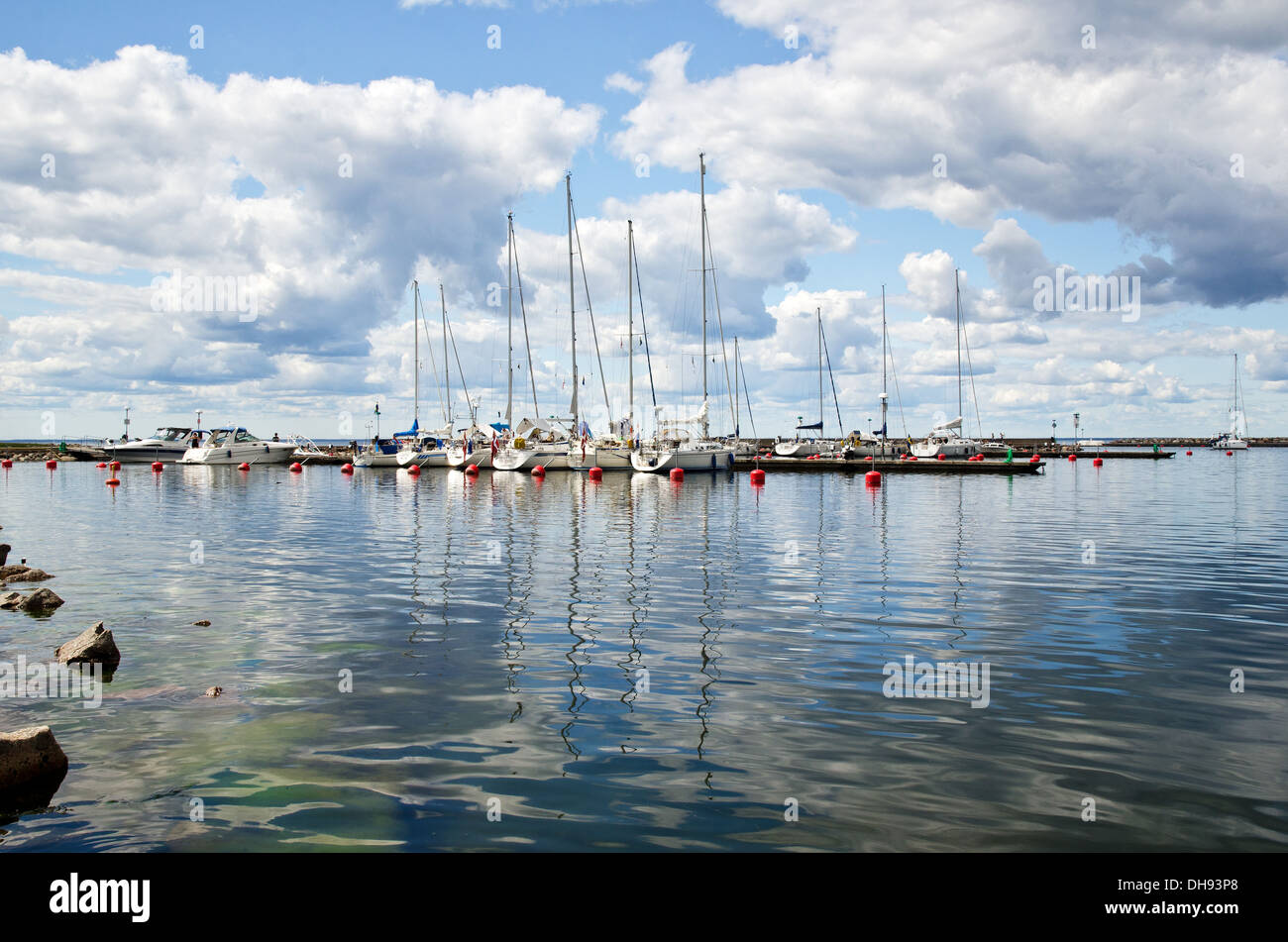 Petit port de plaisance Banque D'Images