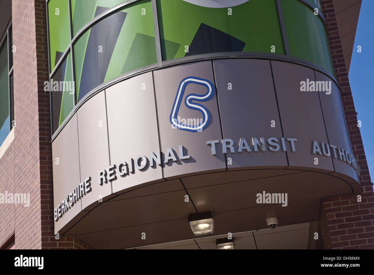 Centre intermodal gare BRTA est représenté dans la ville Banque D'Images