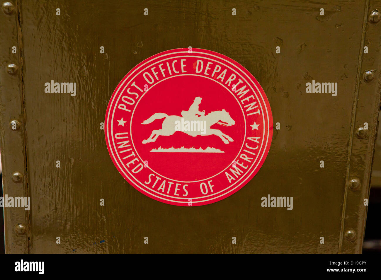 Vintage US Post Office Department seal Banque D'Images