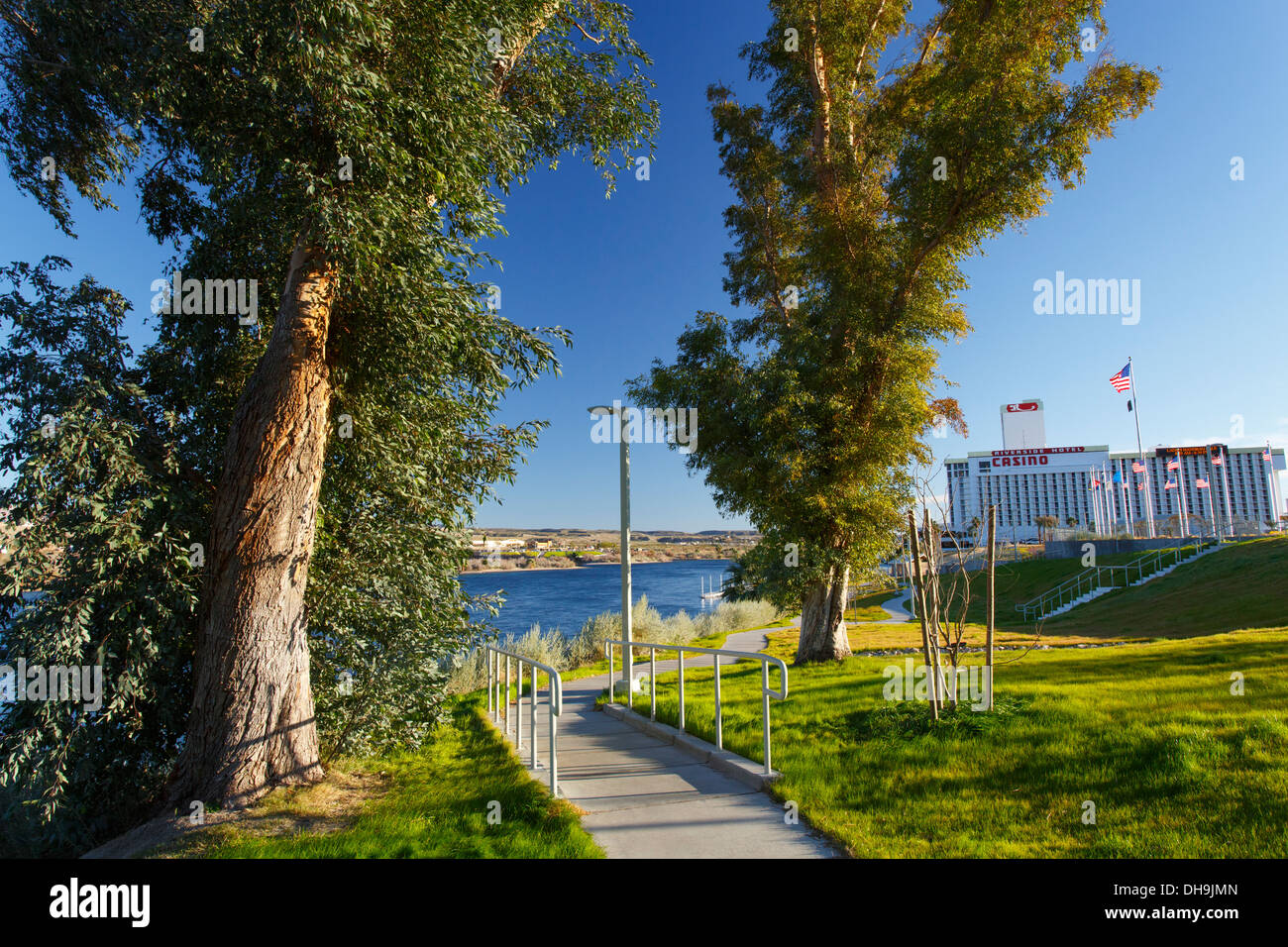 Laughlin, Nevada en passerelle. Banque D'Images