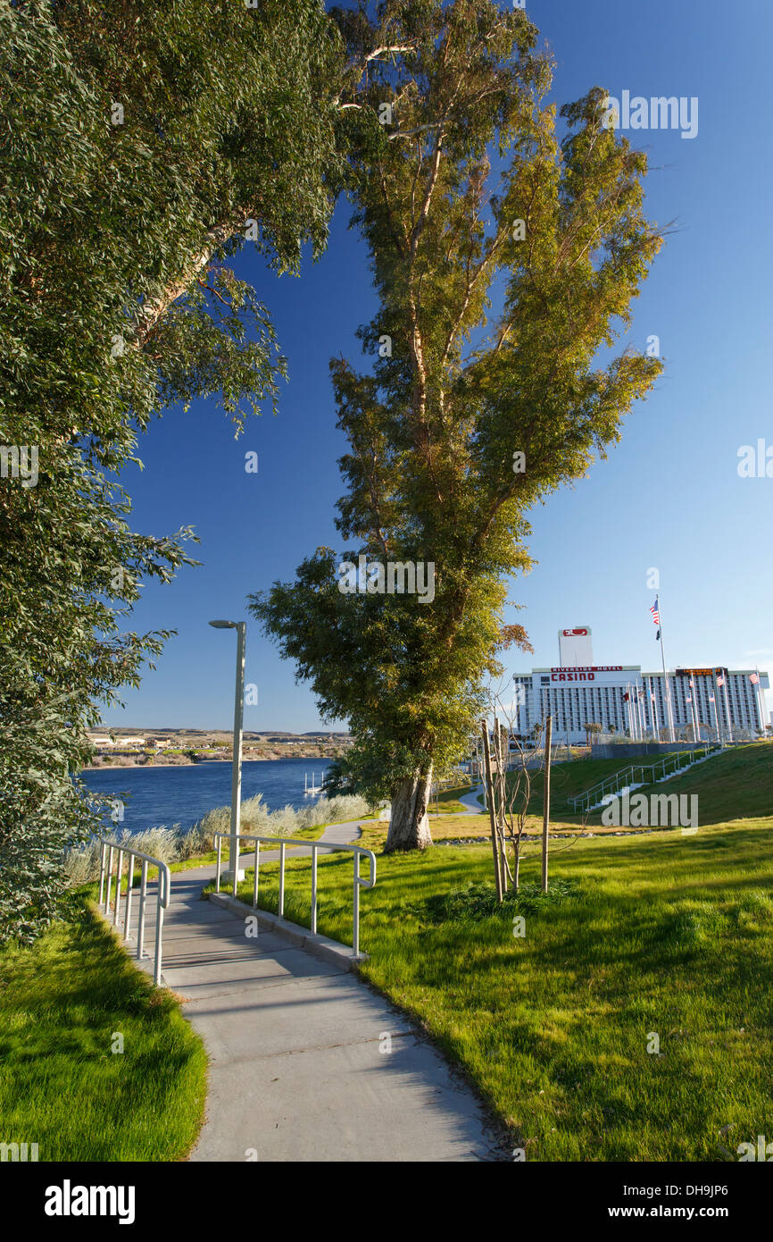 Laughlin, Nevada en passerelle. Banque D'Images