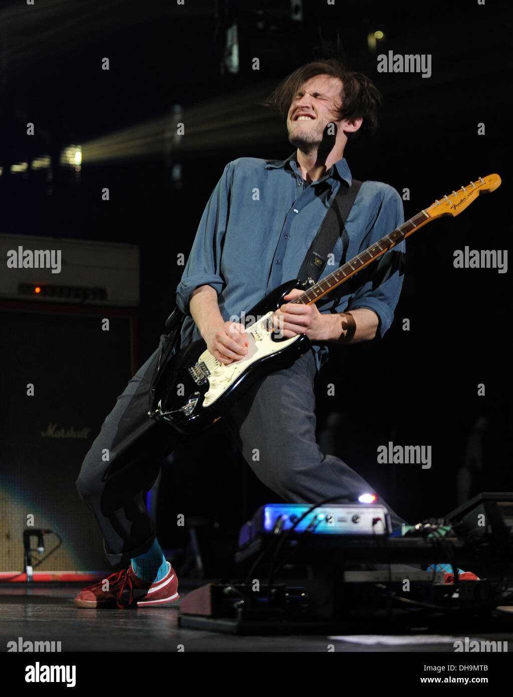 Josh Klinghoffer Red Hot Chili Peppers effectuant à Bank Atlantic Center Lever du soleil,Floride - 02.04.12 Banque D'Images