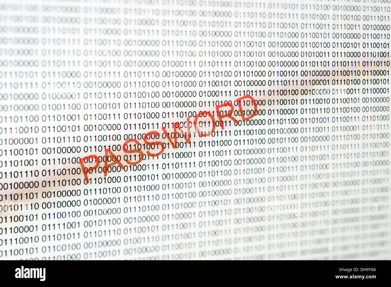 Mot de passe Internet Banque D'Images