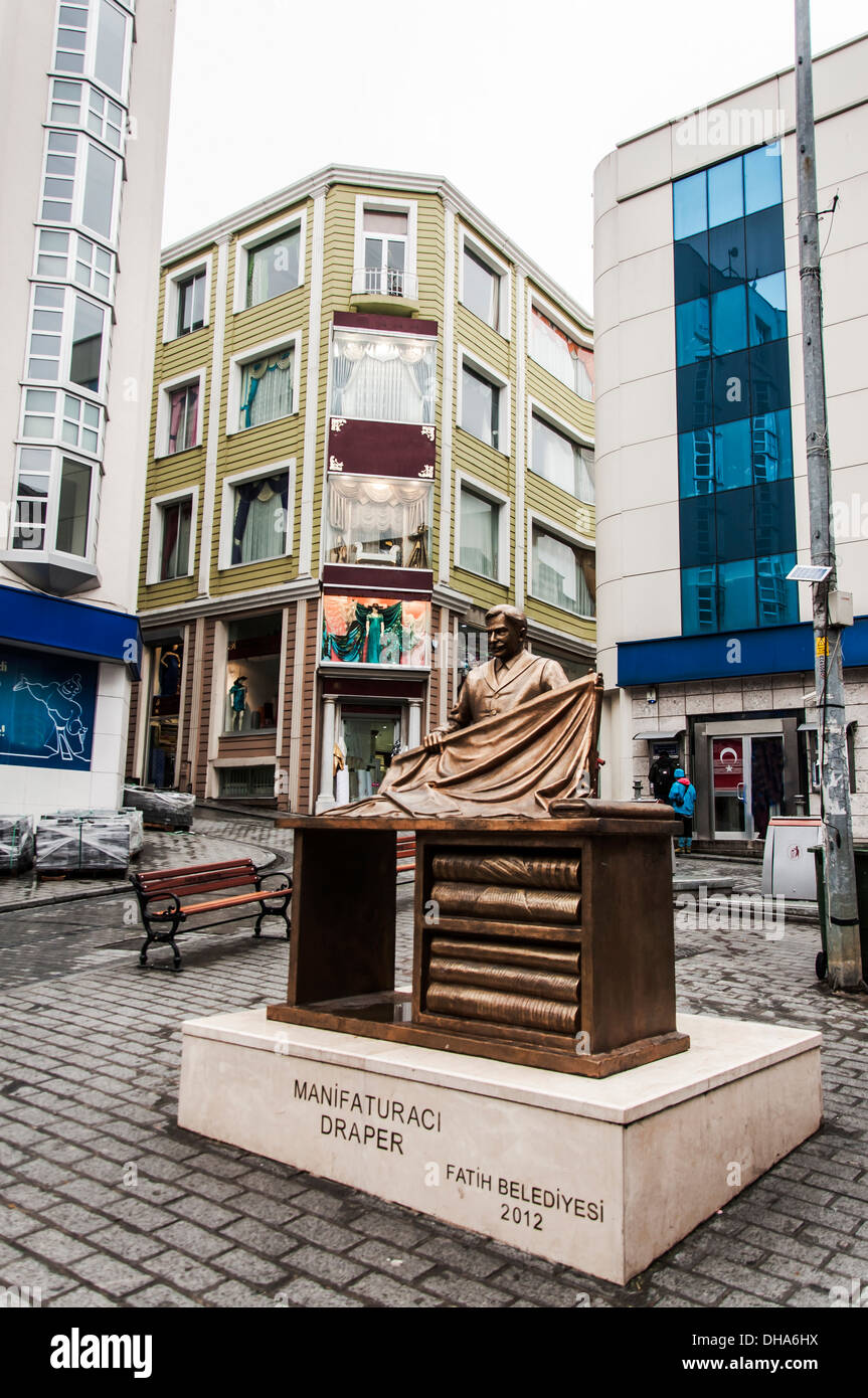 Monument à un carré à Istanbul, Turquie Banque D'Images