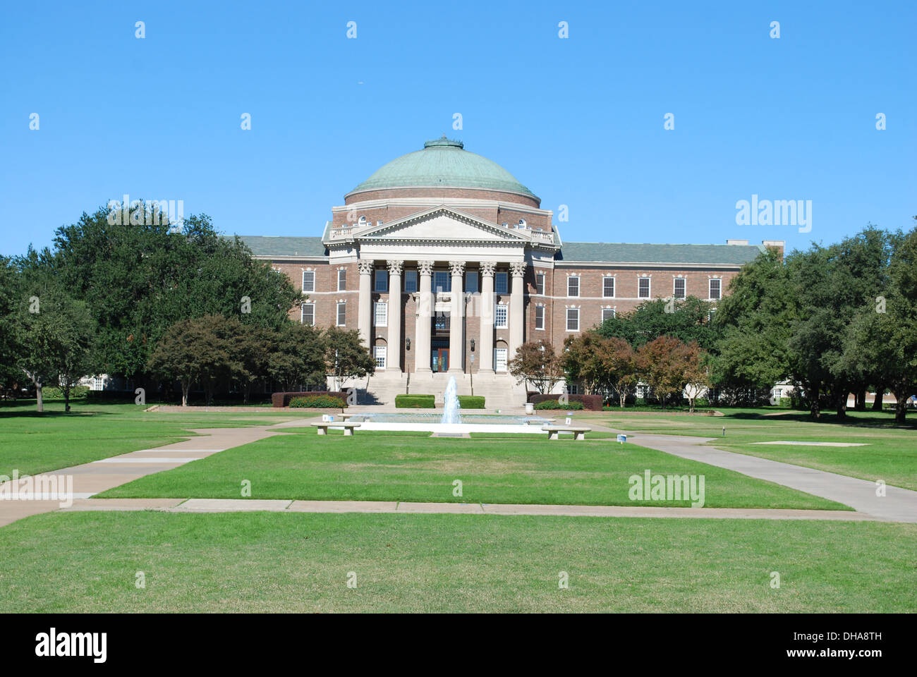 College Campus Monument Banque D'Images