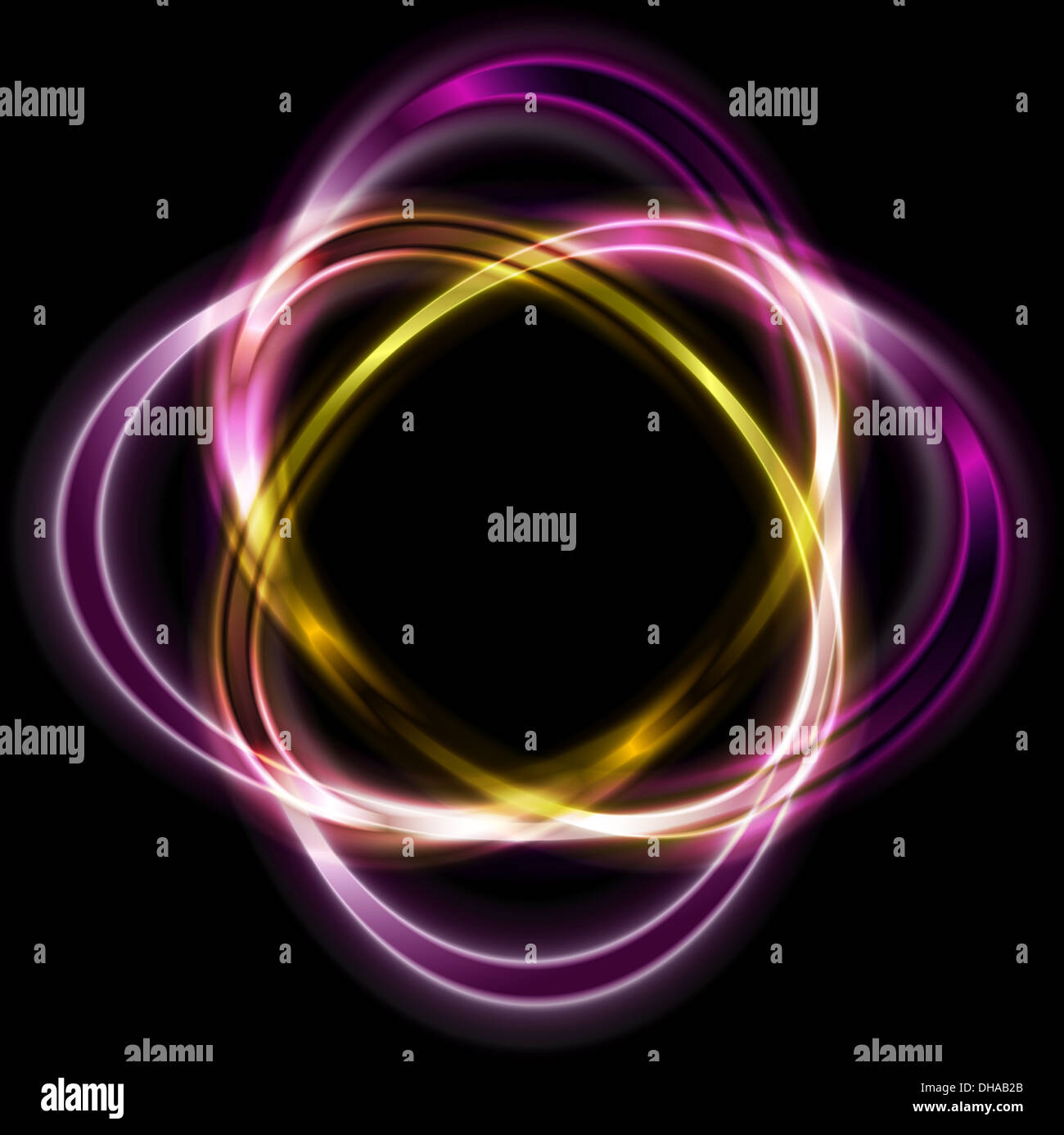 Logo en couleur. Violet et orange vif des formes. Vecteur Eps 10 Banque D'Images