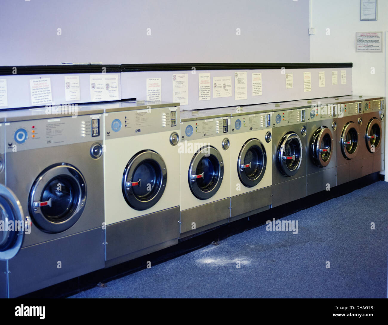 Laverie, Ramsey, Ile de Man Banque D'Images