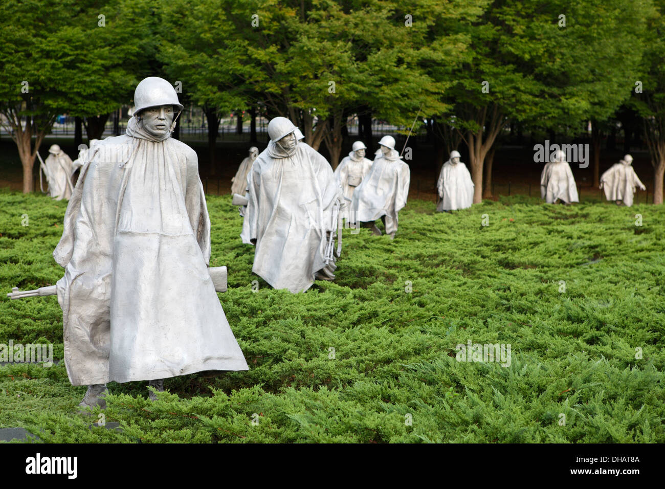 Korean War Veterans Memorial à Washington D.C., USA Banque D'Images