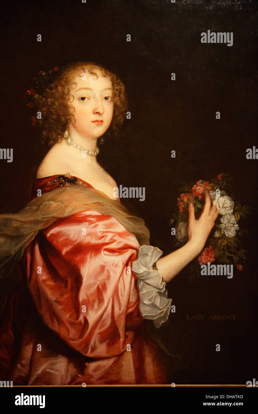 Catherine Howard par Van Dyck, National Gallery of Art, Washington D.C., États-Unis Banque D'Images