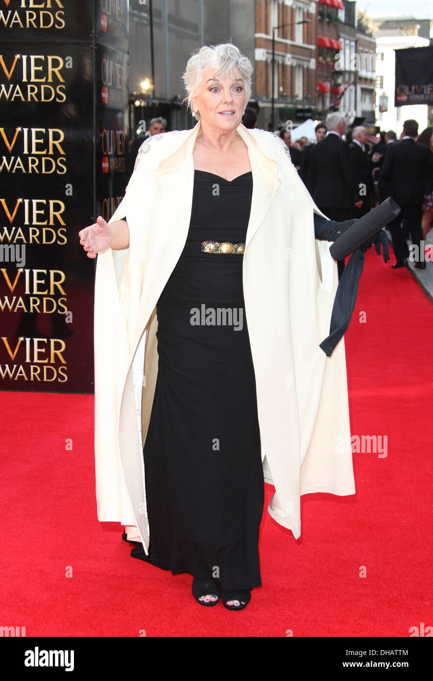 Tyne Daly Olivier Awards 2012 qui a eu lieu au Royal Opera House de Londres Angleterre - Arrivées- 15.04.12 Banque D'Images