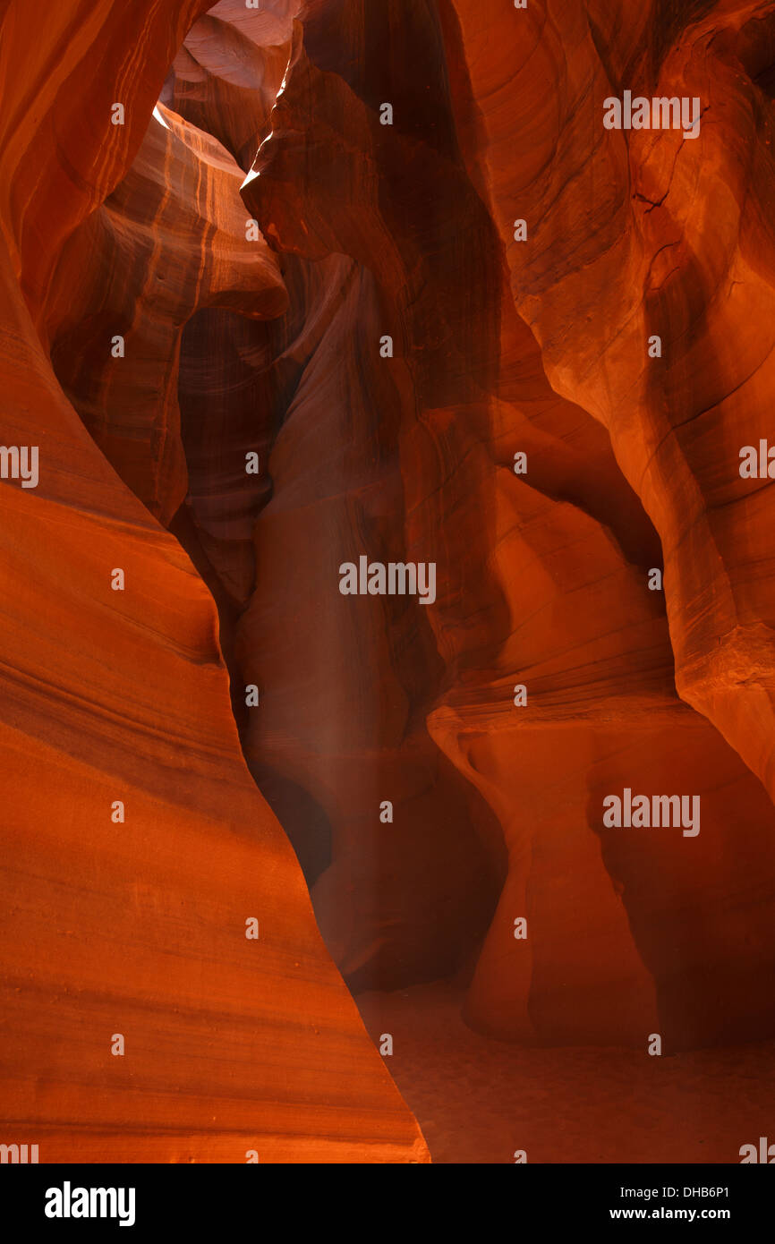 La région de Antelope Slot Canyon sur Navajo Land, Page, Arizona. Banque D'Images