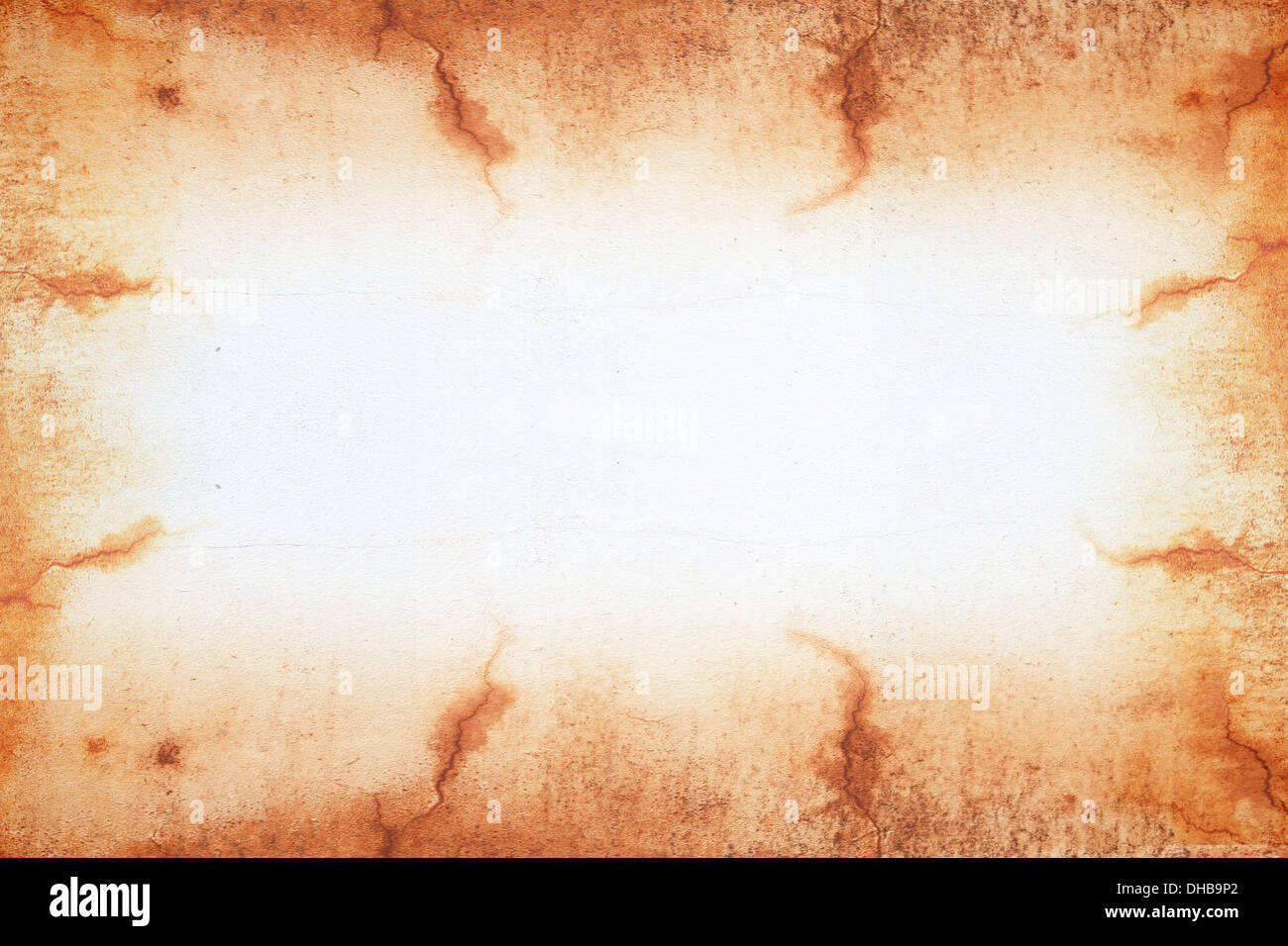 Rouille rouge grunge old weathered ciment wall background. Banque D'Images