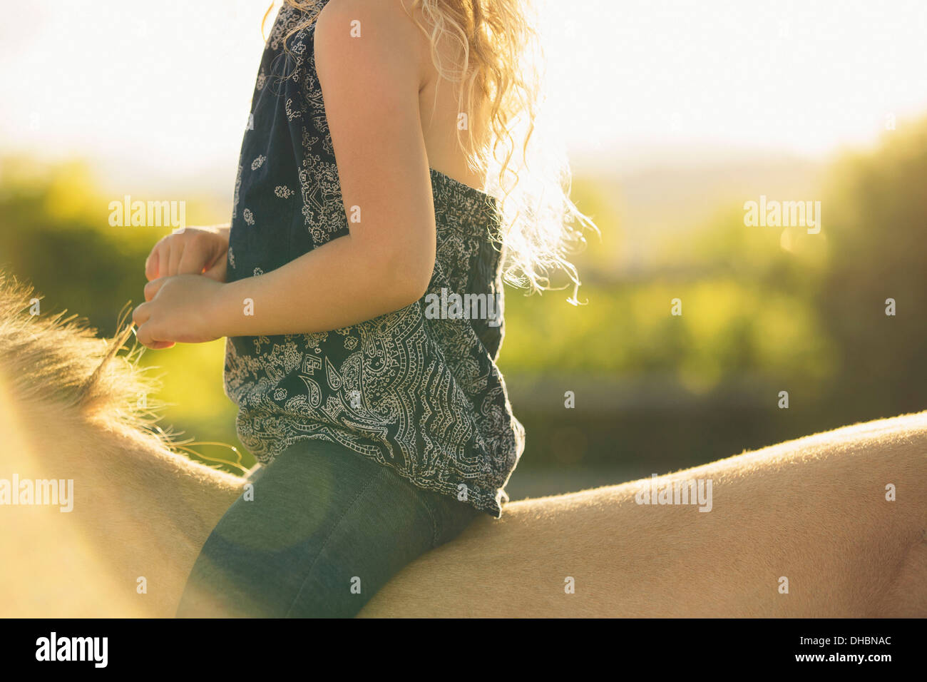 Collier Cœur Fille Et Cheval - Alliage, Design Romantique, Pour Femmes Et Jeunes Filles