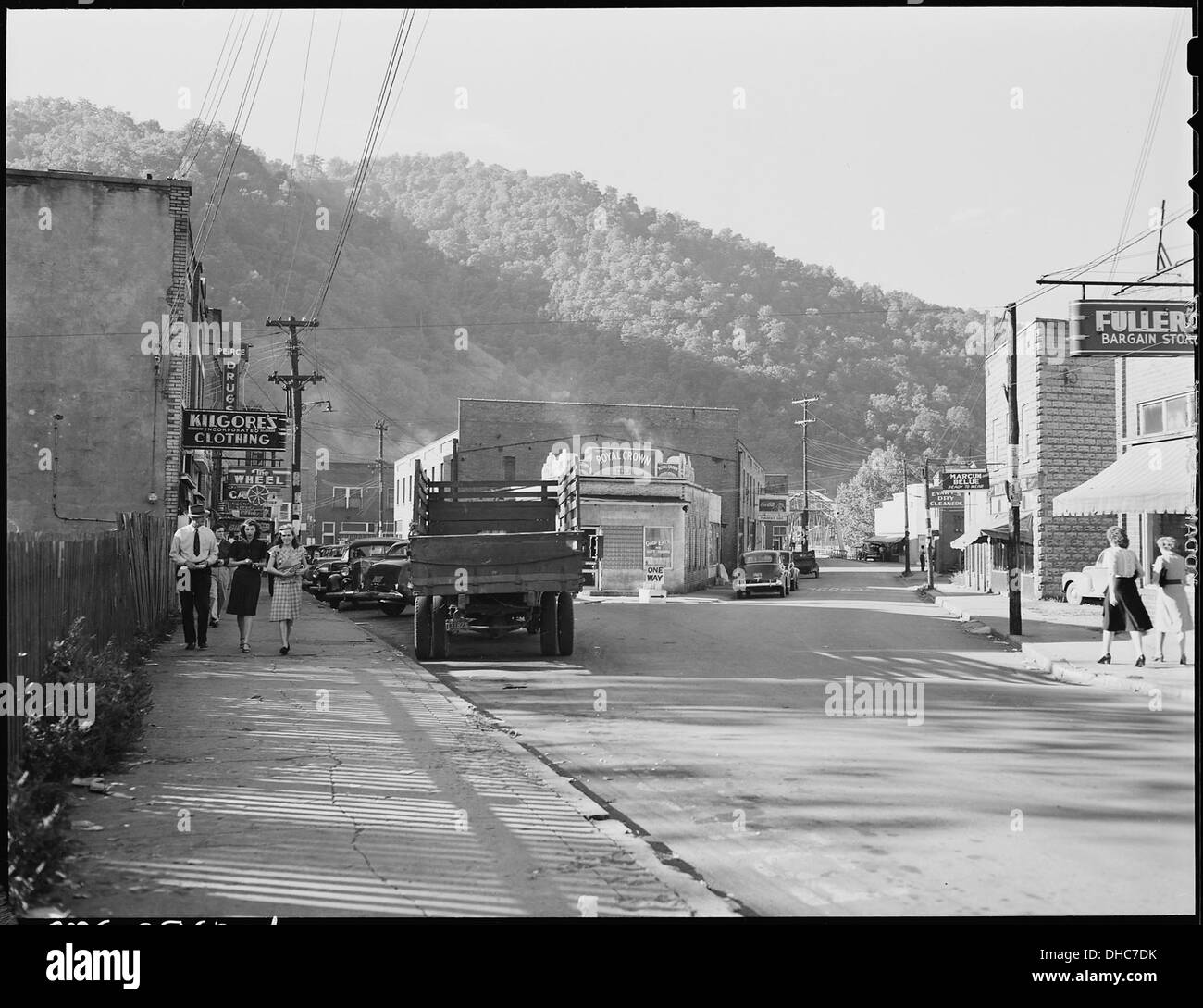 Evarts est la ville la plus proche de la P V & K Coal Company et de la mine Clover Gap dans le comté de Harlan, Kentucky. Cette région est historiquement connue pour son industrie minière du charbon. Banque D'Images