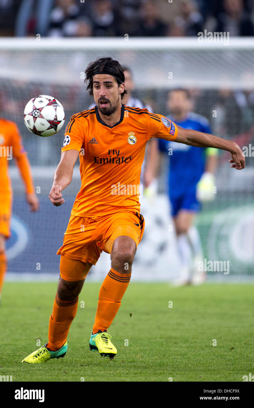 Turin, Italie. 5e novembre 2013. Sami Khedira (réel) Football / Soccer : Ligue des Champions Groupe B match entre la Juventus 2-2 Real Madrid au stade de la Juventus de Turin, Italie . © Maurizio Borsari/AFLO/Alamy Live News/Alamy Live News Banque D'Images