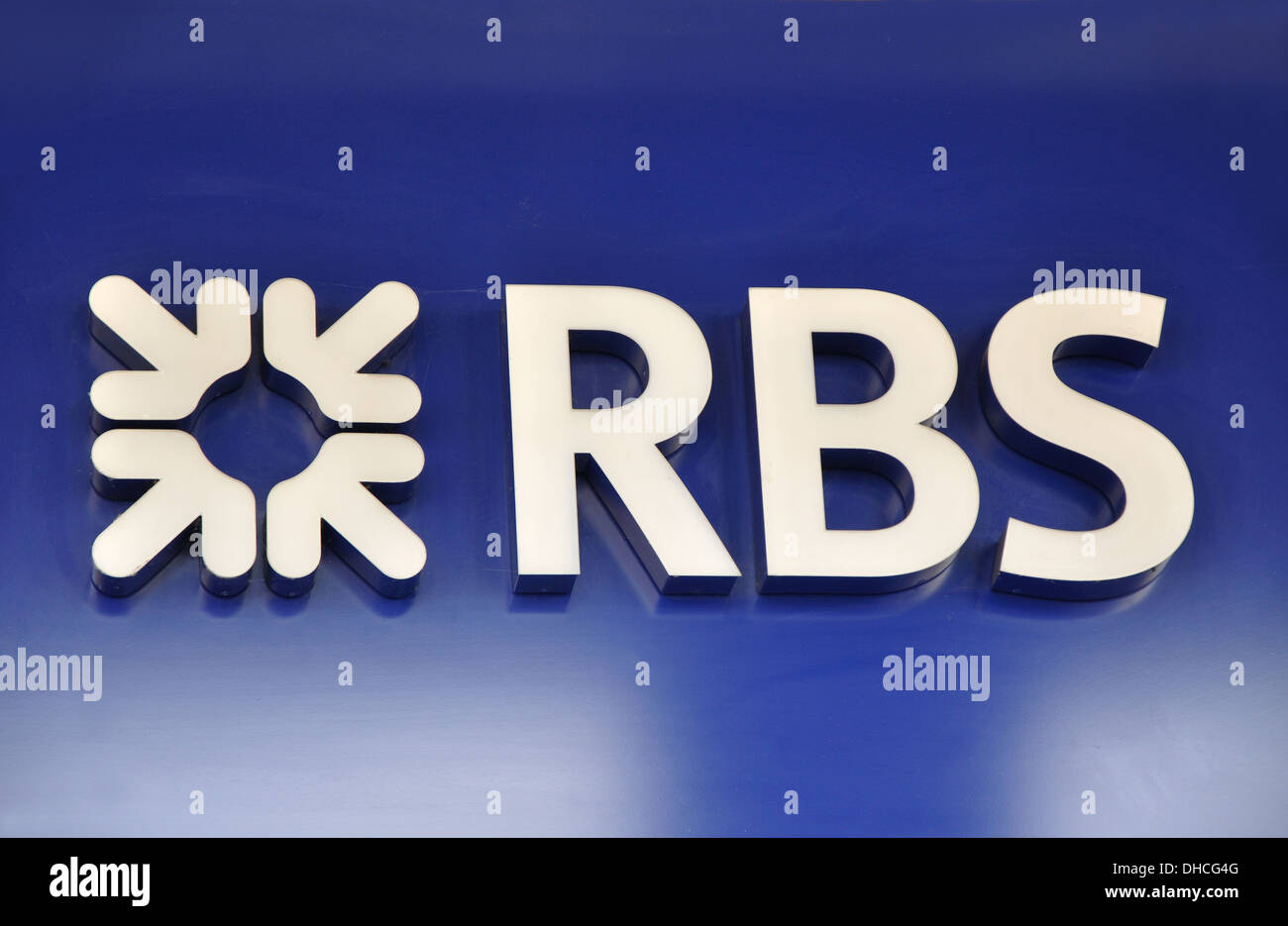 RBS (Royal Bank of Scotland), Nottingham, England, UK Banque D'Images