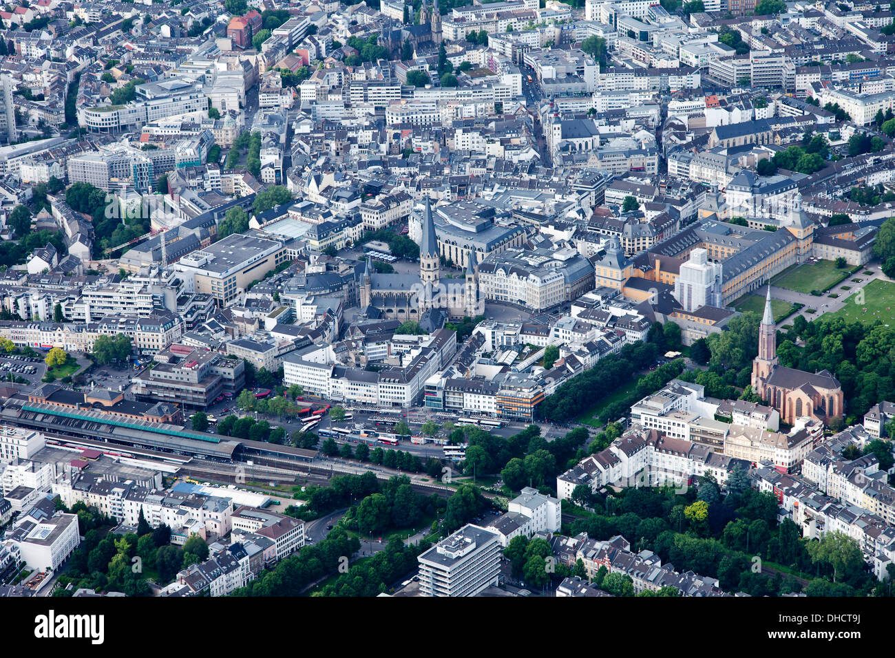 Allemagne, Berlin, Bonn, vue sur le centre-ville, vue aérienne Banque D'Images