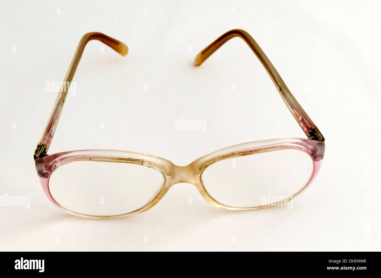 Lunettes vieilles à la maison, Sofia, Bulgarie Banque D'Images