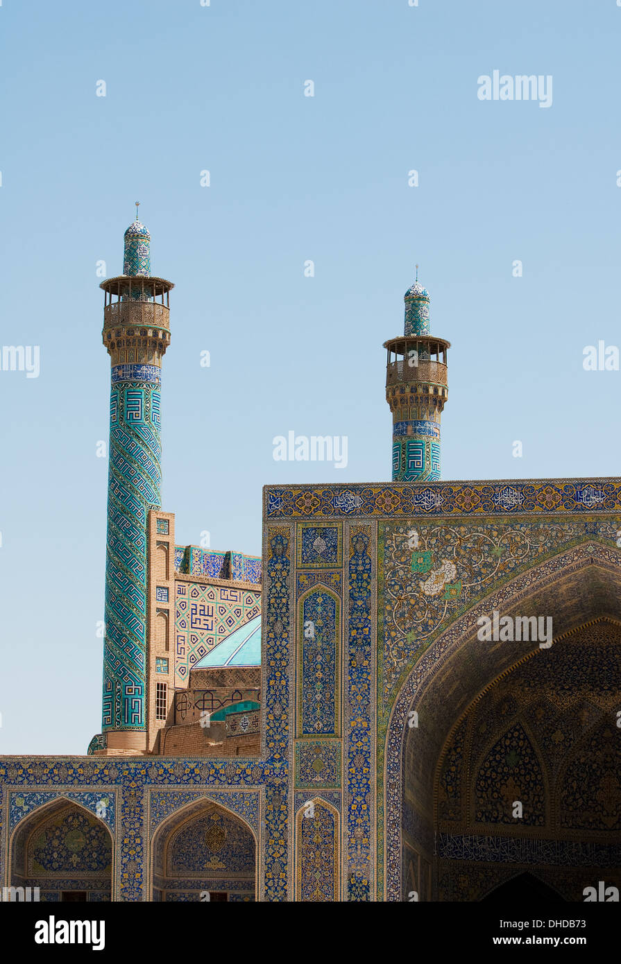 La mosquée d'Imam, Isfahan, Iran Banque D'Images