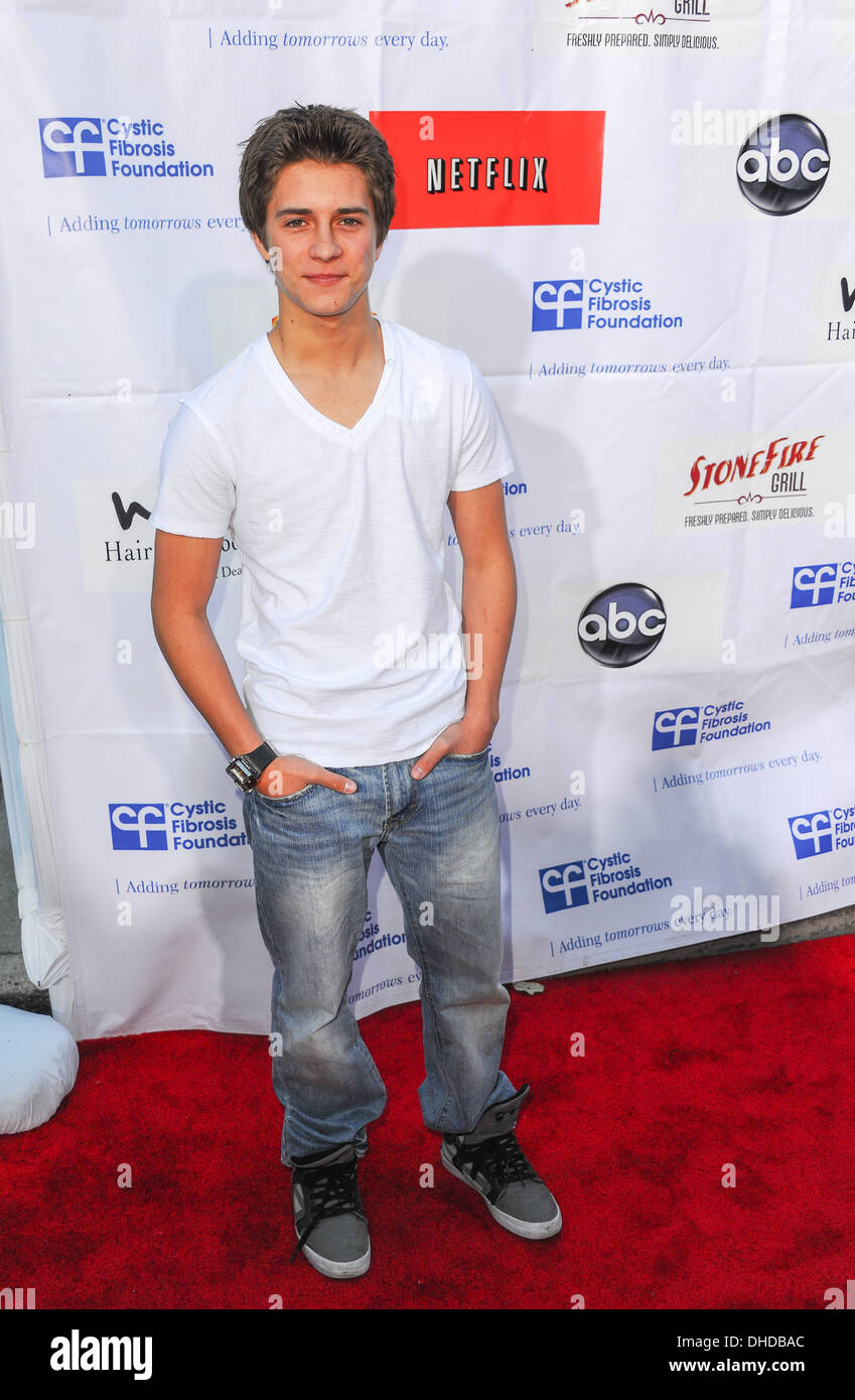 Billy Unger wisteria lane All-American Block Party at Universal Studios - Arrivées Los Angeles California - 21.04.12 Banque D'Images