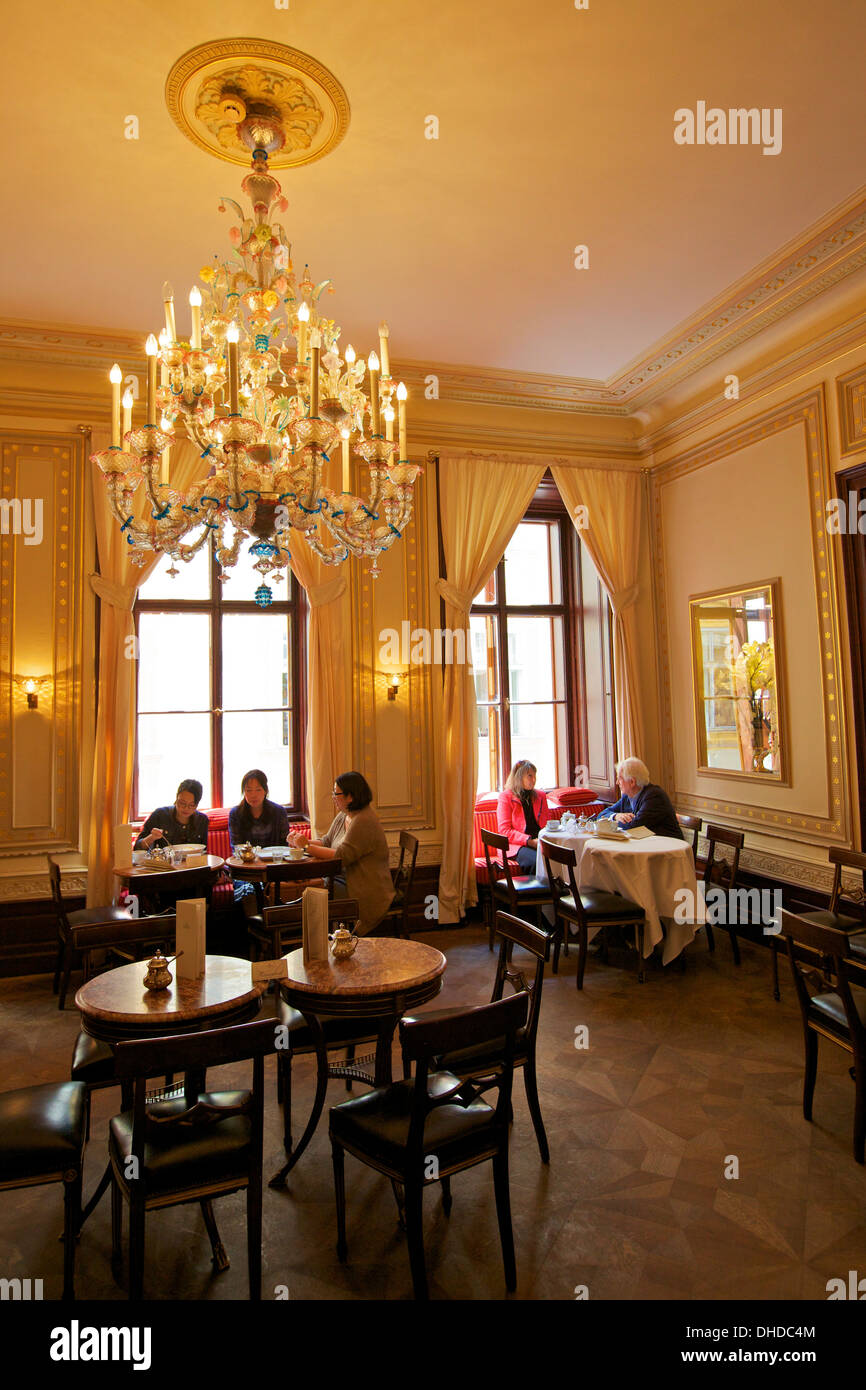 Restaurant et Café Demel, Vienne, Autriche, Europe Banque D'Images