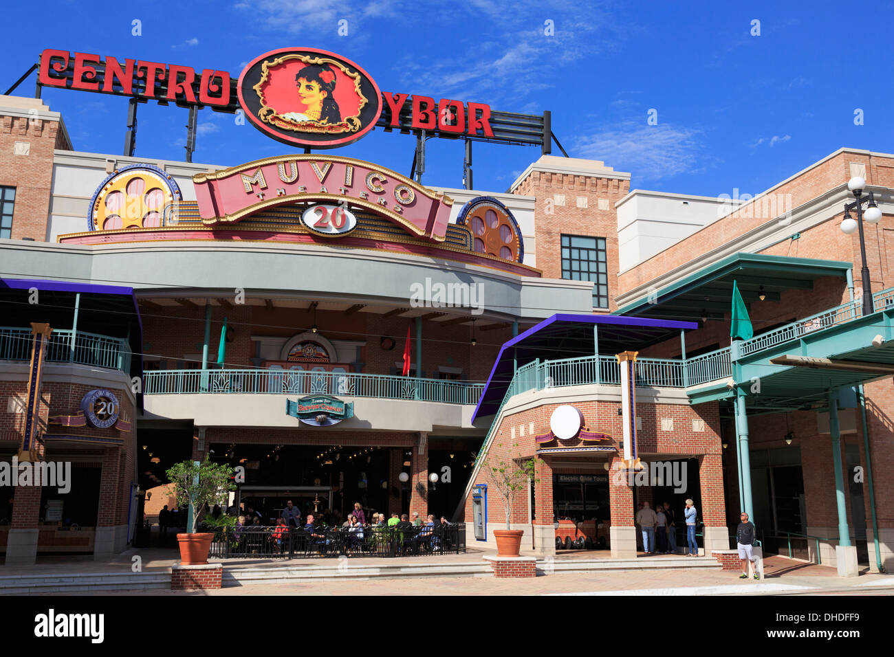 Centro Ybor, Tampa, Floride, États-Unis d'Amérique, Amérique du Nord Banque D'Images